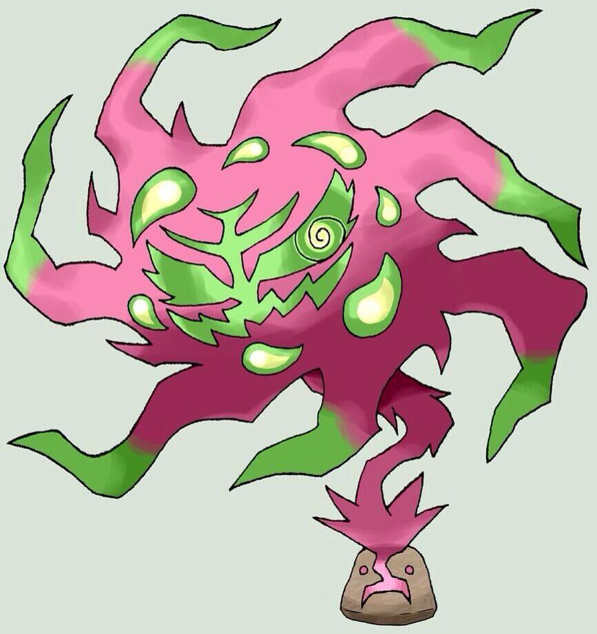 Mega-Spiritomb Pokemon fan evolution concept by xXLightsourceXx on