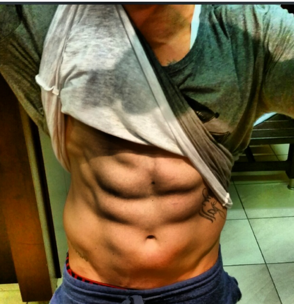 Six Pack Abs Selfie