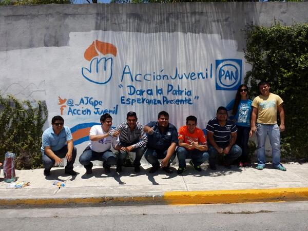 _AJGpe's tweet photo. #PintemosAMéxico #YoAmoAJ @AJuvenilNL @AccionJuveniI @PanGuadalupeNL @PANNLMX http://t.co/JEZxc6g44n