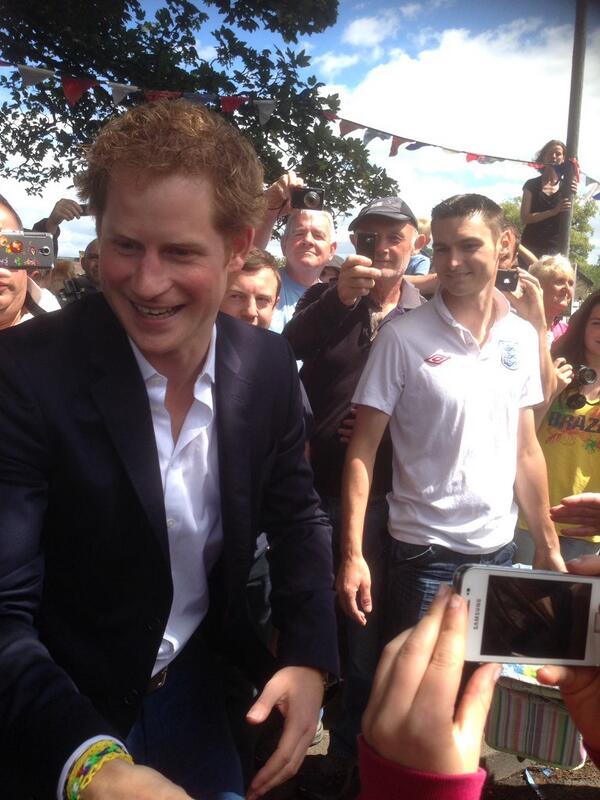Prince Harry was a star - how happy does he look @WestTanfield