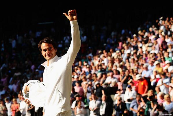 atptour's tweet photo. .@rogerfederer calls @Wimbledon performance a "steppingstone to many more great things" http://t.co/DdTRPsSyfo #atp http://t.co/4581KXBhrX