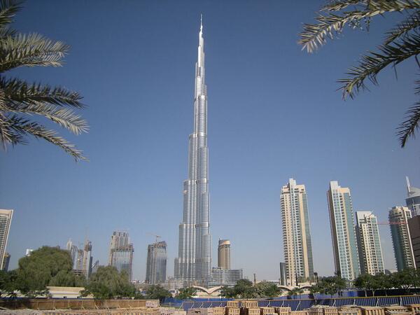 Burj Khalifa, el edificio más alto del mundo, ubicado en Dubái, Emiratos Árabes Unidos.