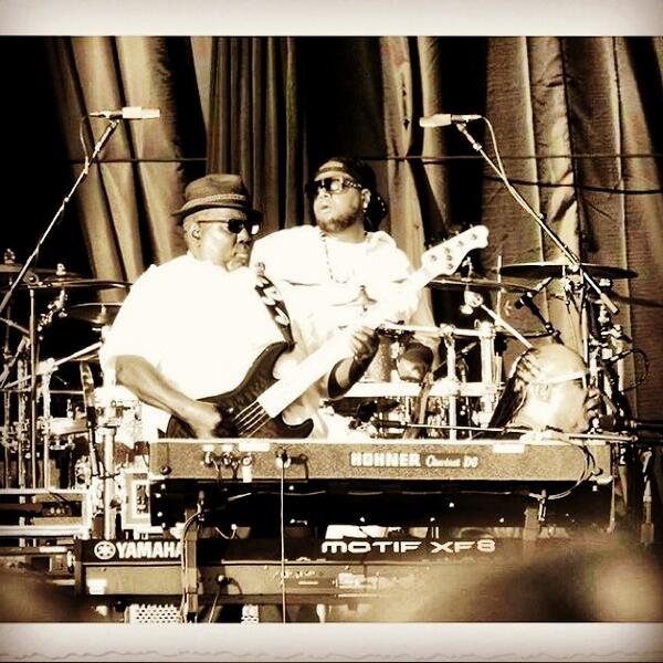 Stanley Randolph is celebrating 7 years with the Stevie Wonder band.