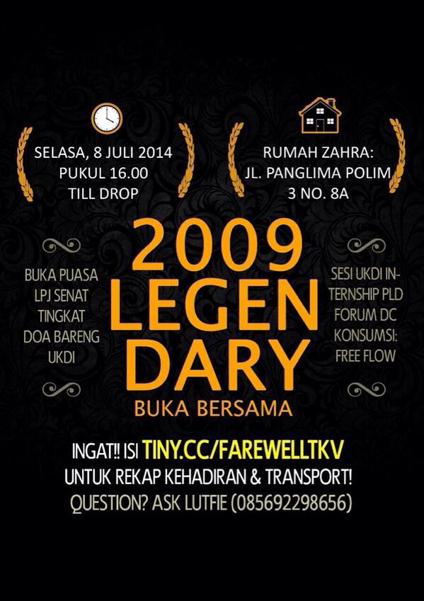 BoysTalk09's tweet photo. Buka Puasa @FKUI2009 season FINALE. Ada pembagian kain kebaya PLD,doa bersama sebelum UKDI dll
http://t.co/BPTaAoUIaM http://t.co/e6CZLyieo0