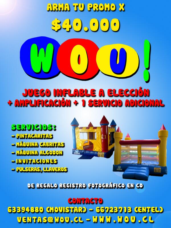 WouServicios's tweet photo. Promoción de invierno para #Rancagua consulta en ventas@wou.cl #cumpleaños #fiesta @DonDatosCl @donpituto @Marilican http://t.co/eMm192iHqC