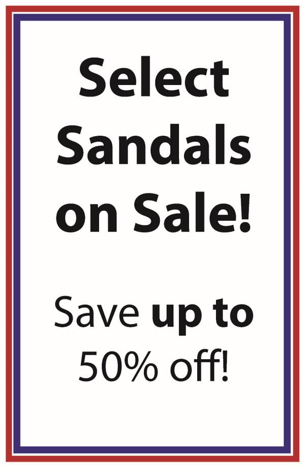 PedestrianShops's tweet photo. Select Sandals on Sale! Save up to 50% off! http://t.co/QDg6KJnn3h