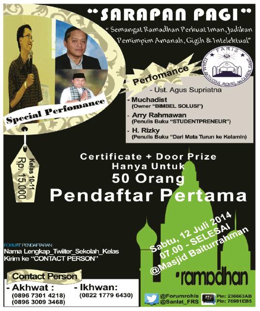 Ayo Daftarkan Rohis sekolahmu <a href="/1000Rohis/">RohisIndonesia</a> <a href="/319anamneptune/">Chairul Anam</a> <a href="/AbyanWNO/">Abyan Jadidan</a> <a href="/HafizhSync/">Hafizh Muhammad</a> <a href="/M_Akbarayeee/">Muhammad Akbar</a> <a href="/alfianfarhan/">Alfian Farhan</a> @Deldelfi