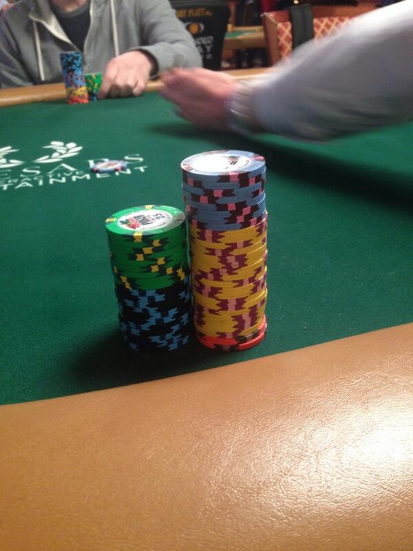 Made a couple nice bluffs against Andrew Black. Up around 36k ish. Still tough table. Every pot is a fight.