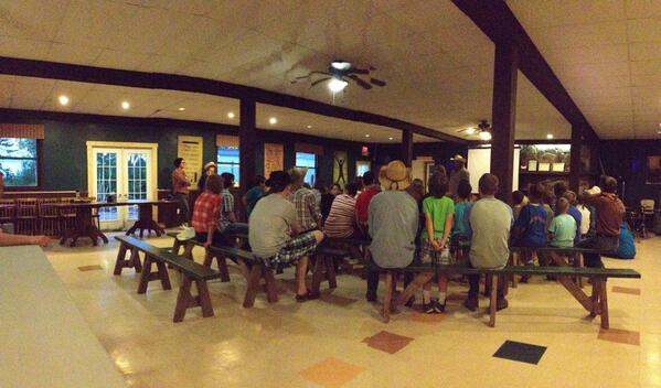 First "campfire" of summer 2014. We are PUMPED!