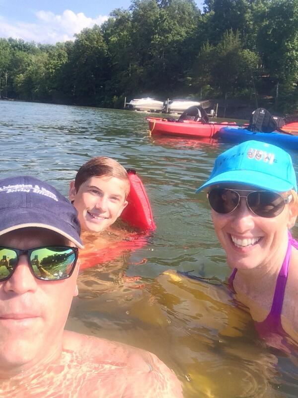 Motion_Wizard's tweet image. Good time at lake Wylie today with Katie and Connor.