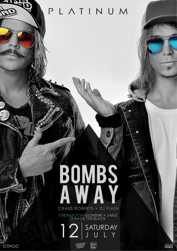 PlatinumClubGC's tweet image. THIS SATURDAY NIGHT @BombsAwayMusic RETURN TO THE DECKS AT @PlatinumClubGC !!