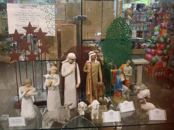 AnnsHallmarkCPM's tweet photo. Christmas in July!Come In and see our great Christmas Willow Tree Collection! #Christmas #Willowtree  #Gifts http://t.co/UI2pGP1lTH