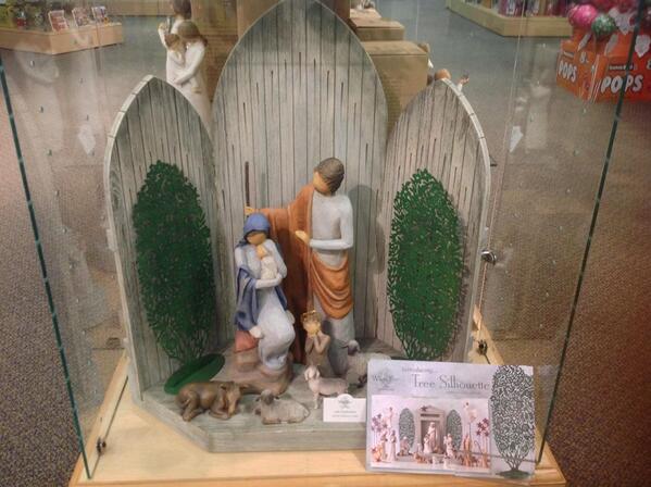 AnnsHallmarkCPM's tweet photo. Christmas in July!Come In and see our great Christmas Willow Tree Collection! #Christmas #Willowtree  #Gifts http://t.co/UI2pGP1lTH