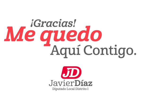 Me quedo #AquiContigo Gracias por el apoyo, el esfuerzo y la confianza, juntos lo hicimos! #Saltillo