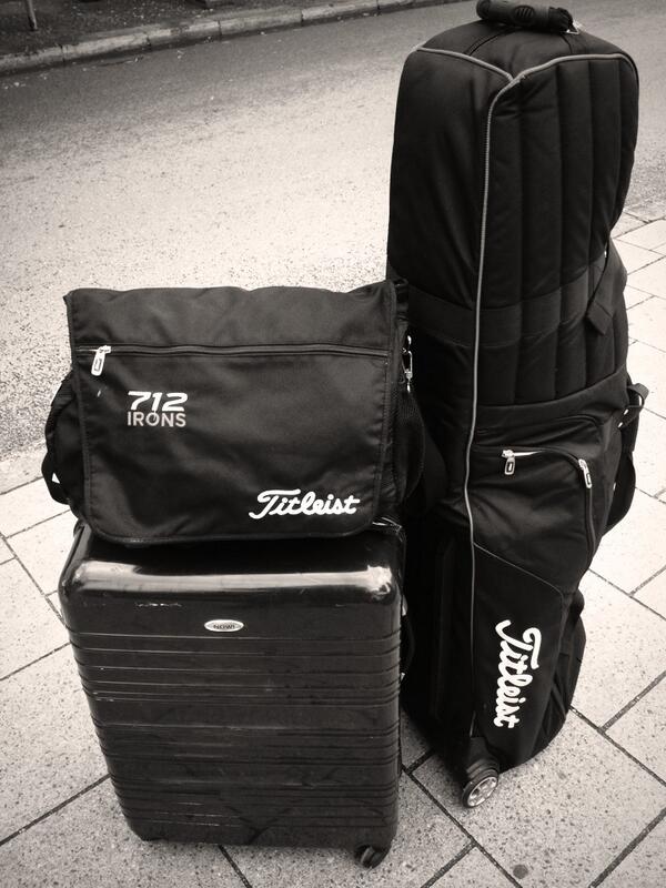 Everything packed for ten unforgettable days @VisitScotland @Gleneagleshotel #RyderCup2014 @TitleistEurope #NewClubs