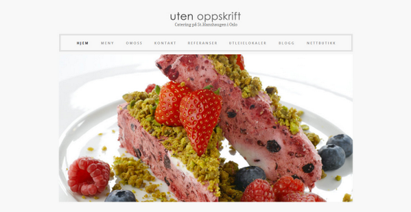 Internettsider's tweet photo. Vi har produsert hjemmesiden til våre kjære naboer http://t.co/M0DMbYOoCW. Catering på sitt beste, i hjertet av Oslo. http://t.co/umRsBdJ5WP