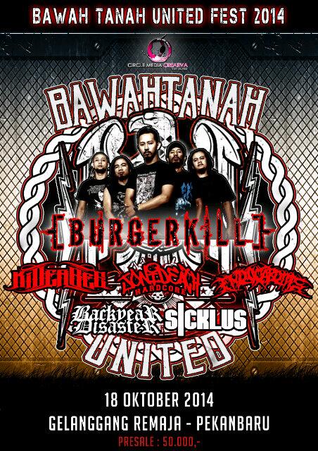 <a href="/BTU_OFFICIAL/">BAWAHTANAHUNITED</a> FEST'14 | 18OCT'14 | @burgerkill666 <a href="/KILLERBEE_696/">KILLERBEE OFFICIAL</a> <a href="/JONIDEATH_HC/">JONIDEATH HARDCORE</a> @ENDOCARDITIS666 <a href="/BYD_band/">BACKYEARDISASTER</a> <a href="/sicklus13/">SICKLUS</a>