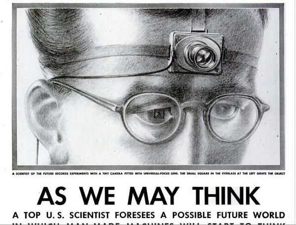 vannevar bush wrote about in a 1945 essay vannevar bush wrote about in a 1945 essay