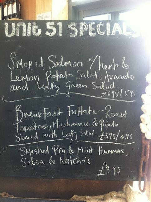 Unit51coffee's tweet photo. Today's specials... http://t.co/VQuZMbKDrI
