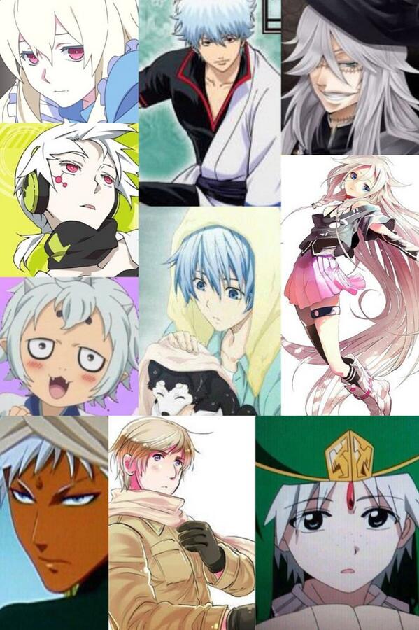 うり Sur Twitter 好きな白髪キャラがいたらrt 好きな銀髪キャラがいたらrt Rtした人で気になった人フォローしに行く カゲプロ 銀魂 黒執事 Ia 鬼灯の冷徹 黒バス ヘタリア マギ Http T Co Fiol0eonhg