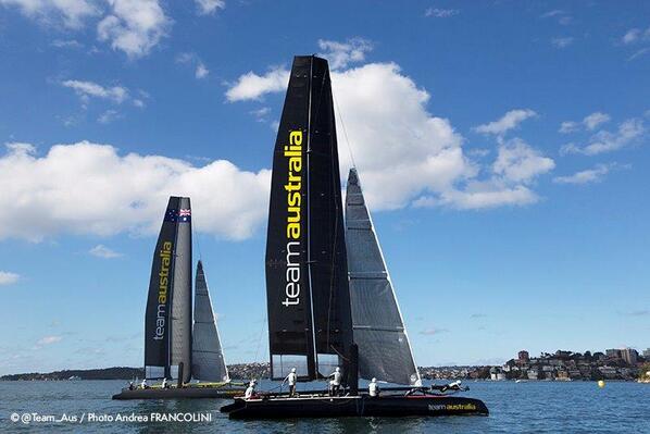 Double Trouble!

<a href="/americascup/">americascup</a> #sailing #AC45 #TeamAUS