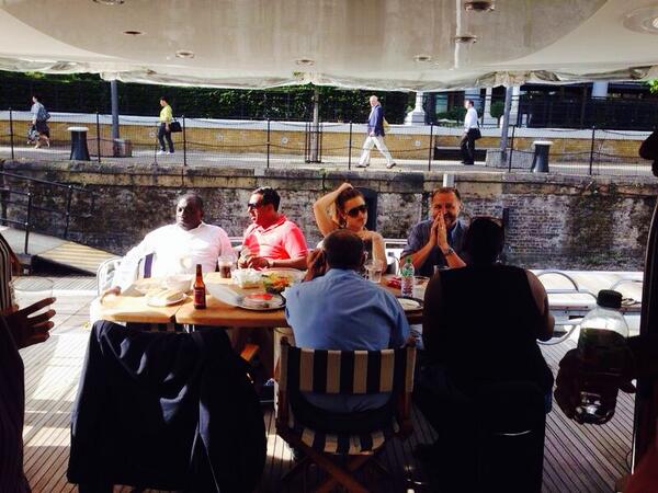 AlphaBridging's tweet image. Enjoying the BBQ in the sun #Alpha