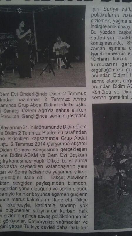 OzlemAgr's tweet photo. #yerel #basın dan #haberler #ozlemagri 2 Temmuz #Didim #Konser http://t.co/eSyGmt5YWU