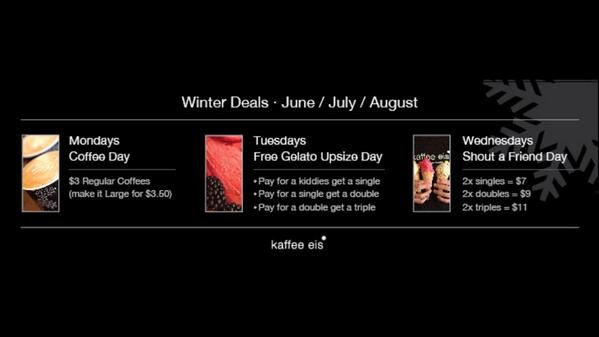 Kaffee_eis's tweet photo. Lagoon and all stores open tomorrow ( Tuesday) AND it's free upsize day!Come visit ! http://t.co/7Q25flTCdM