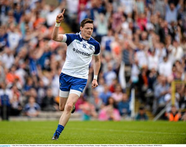 RT to vote for Conor McManus of <a href="/monaghangaa/">@monaghangaa</a> to be this week's GAA.ie Footballer of the Week!  #GAA