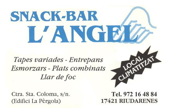 RiudaTrail's tweet photo. Començem la setmana amb un nou col·laborador, gràcies al Bar l'Àngel per donar-nos suport!!
https://t.co/Hb9xsAhiTP http://t.co/vlfY9BEoK6