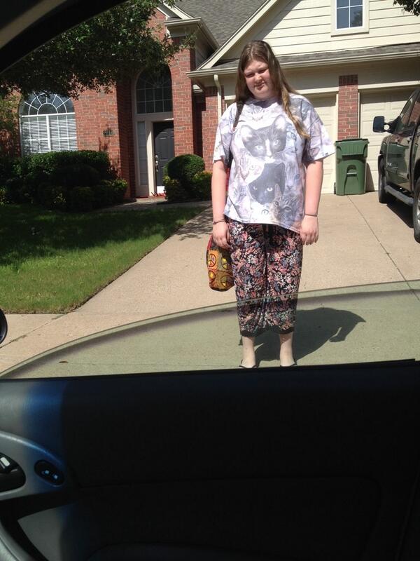 kay_grub's tweet photo. very stylish walk of shame @hcgrubbs http://t.co/N8uqSTfcxd