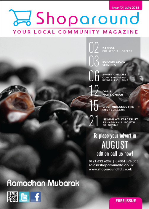 shoparoundltd's tweet photo. The front cover of July edition  Shoparound Community Magazine. Click to view online http://t.co/dBO59f5LRc http://t.co/trie1CwpTa