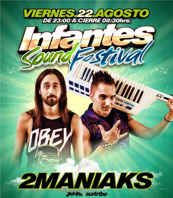 InfantesSound's tweet photo. RT Y GANA 2 pases!! Seguimos con mas confirmaciones para @InfantesSound es el turno para @2ManiaksDjs 2LOCOS DE ATAR http://t.co/lzeVcRpzHf