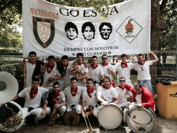 GOESBA siempre con nosotros - GOESBA beti gurekin #anaitasuna #SanFermin2014
