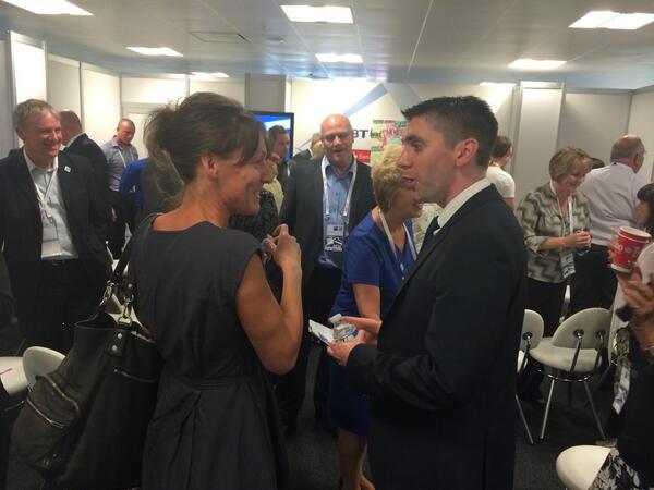 goodbizfest's tweet photo. What's the key to business success? Networking! @ICA_business @johnhaynes007 shows us how at #ifbhub! #ifb2014 http://t.co/NwcbIbI9lh