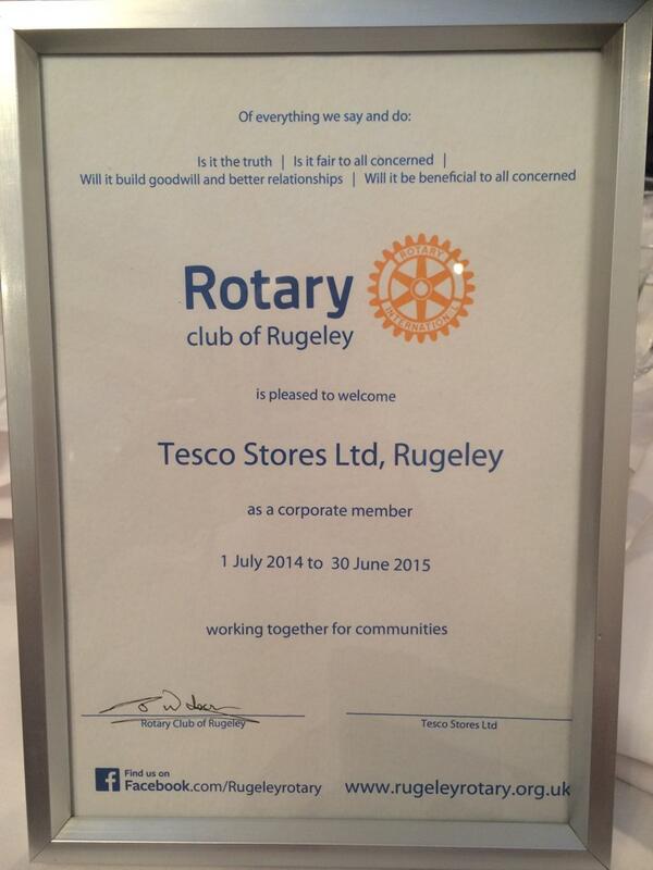 We are thrilled to be a part of the Rotary club and look forward to working together to support the local community.