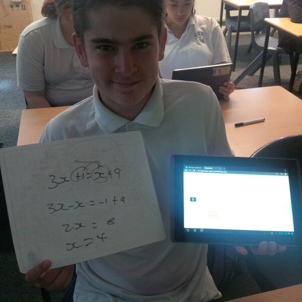 CathedralSDLs's tweet photo. @Adamholtt99 very happy with his working out using tablets http://t.co/J6oGbvFySY