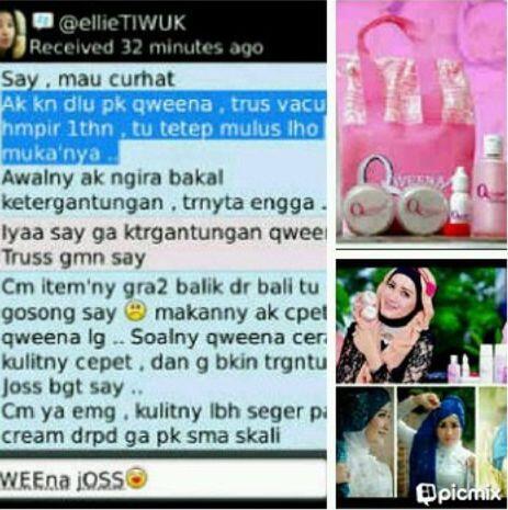 FrauMode's tweet photo. Testimonial Qweena Skin Care :) http://t.co/APbtV2t61R