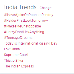 shahidkapoorFC's tweet image. ➡ A Big round of applause to all the #Shanatics who made #HaiderFirstLookTomorrow happen 👏