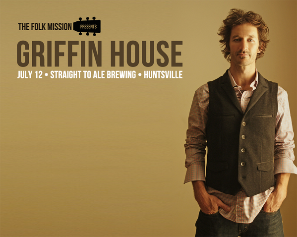 Tickets almost gone for <a href="/GriffinHouse/">Griffin House</a> at <a href="/StraightToAle/">Straight To Ale</a> this Sat. Get them here bit.ly/1lQuQqv #huntsville