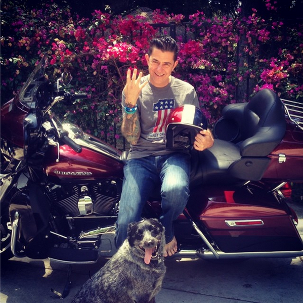 HotLeathers's tweet photo. Check out the #ProjectRushmore bike @RikiRachtman will be taking on #rikisride, 8,000+ miles starting tomorrow! http://t.co/oUkKBMUGKv