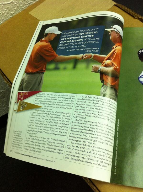 GolfCoachesAssn's tweet photo. Great feature in the July @PGAmag on College Coaches who are also PGA Professionals. http://t.co/hwSgbX24Pa http://t.co/vgfgInnENF
