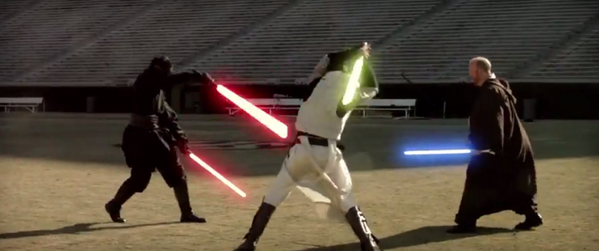 Georgia WR Chris Conley wrote &amp; directed his own 'Star Wars' movie. And it's amazing.

VIDEO: foxs.pt/1xHxNxR