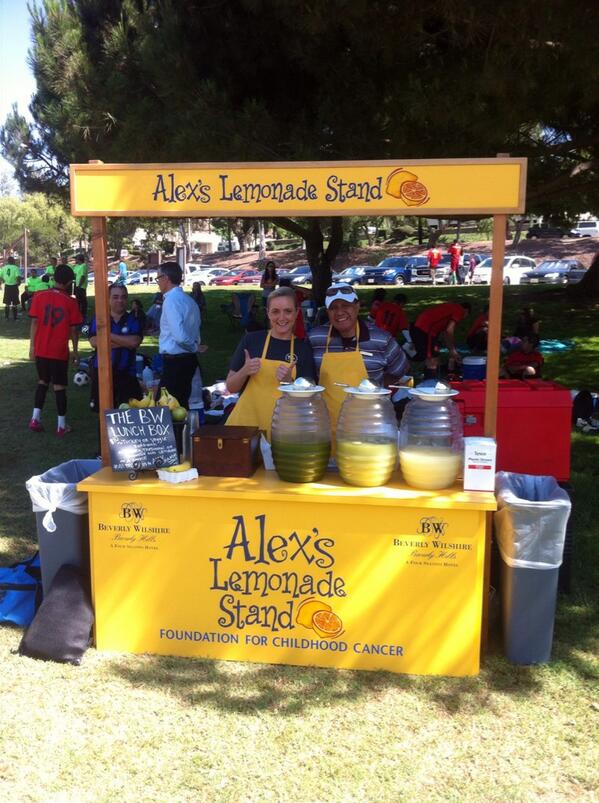 BeverlyWilshire's tweet image. Thrilled to have our @AlexsLemonade stand at today's @FourSeasons soccer tournament! #fspeople #fsvalues