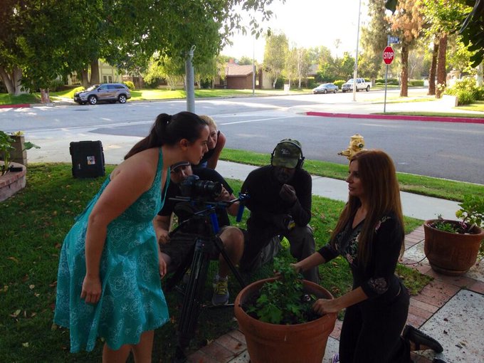 Shooting my movie "Less than a whisper" I love my role very much. Os encantara mi pel&iacute;cula 😍🎥Es de miedo
