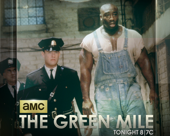 AMC_TV's tweet image. #TheGreenMile is now playing on #AMC with #StoryNotes!