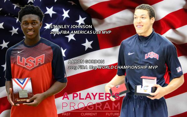 ArizonaMBB's tweet photo. #APlayersProgram members have won tournament MVP honors for @usabasketball in each of the last two summers! http://t.co/DPG6igBect