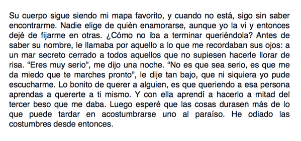 AnaBugallal's tweet photo. "@SergioCarrion: He odiado las costumbres desde entonces. http://t.co/IuTOAAW6FH"