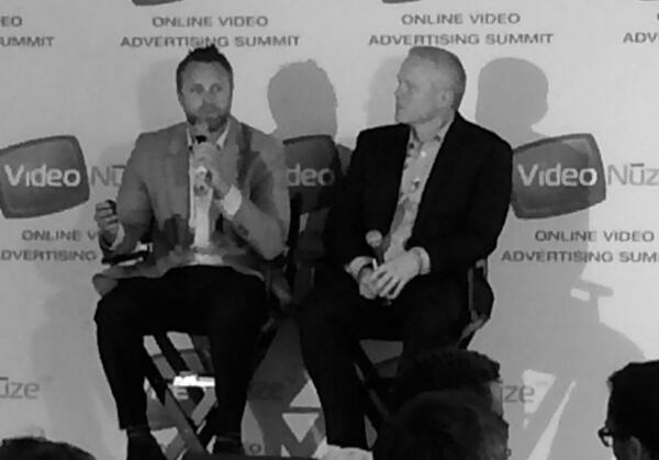 VideoNuze's tweet image. #programmatics pros Chris Smith (L) of Turn and John A. Holmes of Sq1 (R)