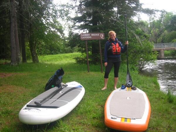 HaywardOutfitte's tweet image. Stand Up Paddling on the Namekagon River, Hayward, Wisconsin. @HaywardOutfitte